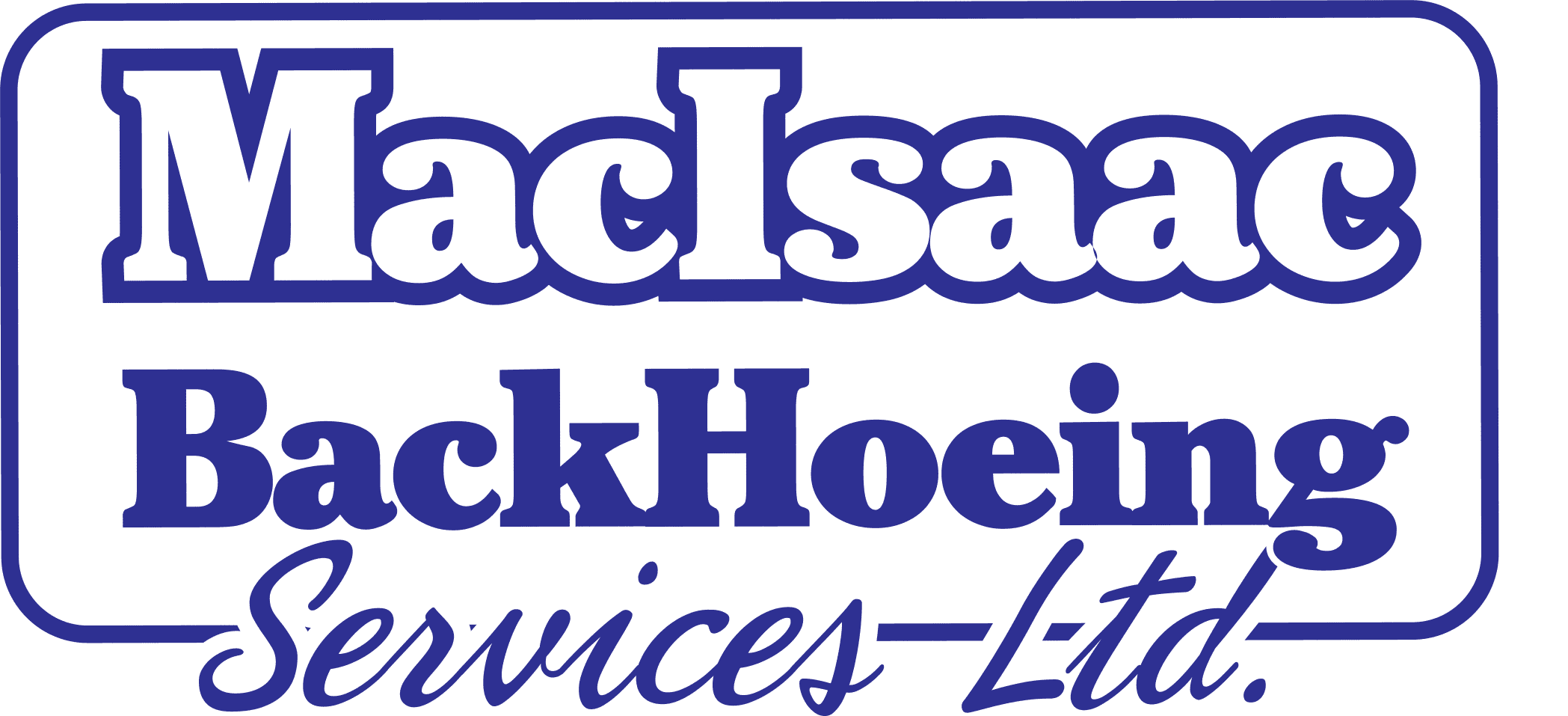 MacIsaac Backhoeing- main logo MacIsaac Backhoeing- main logo